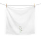 Watercolor Daisies and Bees Tea Towel