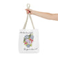 Watercolor "She Has Beautiful Things on Her Mind" Tote Bag