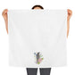 Watercolor Floral Raven Tea Towel