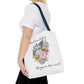 Watercolor "She Has Beautiful Things on Her Mind" Tote Bag