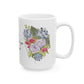 Watercolor "She Has Beautiful Things on Her Mind" Ceramic Mug, (11oz, 15oz)
