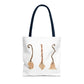 Watercolor Witches Brooms Tote Bag