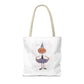 Halloween Watercolor Little Dancer Tote Bag