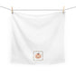 Watercolor Pumpkin with Vine Frame Tea Towel