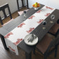 Halloween Watercolor Pumpkin Table Runner (Cotton, Poly)