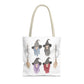 Watercolor Three Witchy Sisters Tote Bag