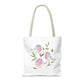 Watercolor Bluebird Tote Bag