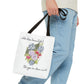 Watercolor "She Has Beautiful Things on Her Mind" Tote Bag