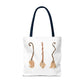 Watercolor Witches Brooms Tote Bag