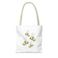 Watercolor Daisies and Bees Tote Bag (AOP)