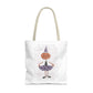 Halloween Watercolor Little Dancer Tote Bag