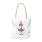 Halloween Watercolor Little Dancer Tote Bag