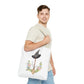 Watercolor Witchy Broomstick Tote Bag