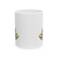 Watercolor Mushroom Moon Ceramic Mug