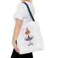 Halloween Watercolor Little Dancer Tote Bag