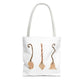 Watercolor Witches Brooms Tote Bag