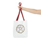 Watercolor Floral Pentacle Tote Bag