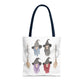 Watercolor Three Witchy Sisters Tote Bag