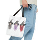 Watercolor Three Sisters Tote Bag