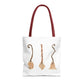 Watercolor Witches Brooms Tote Bag
