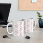 Watercolor Floral Branch Ceramic Mug