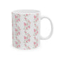 Watercolor Floral Branch Ceramic Mug