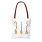Watercolor Witches Brooms Tote Bag