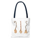 Watercolor Witches Brooms Tote Bag