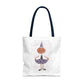 Halloween Watercolor Little Dancer Tote Bag