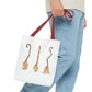 Watercolor Witches Brooms Tote Bag