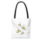 Watercolor Daisies and Bees Tote Bag (AOP)