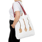 Watercolor Witches Brooms Tote Bag