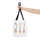 Watercolor Witches Brooms Tote Bag