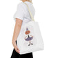 Halloween Watercolor Little Dancer Tote Bag