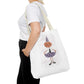 Halloween Watercolor Little Dancer Tote Bag