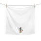 Watercolor Floral Raven Tea Towel