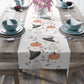 Watercolor Halloween Scattered Pattern Table Runner