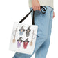 Watercolor Three Witchy Sisters Tote Bag