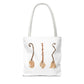 Watercolor Witches Brooms Tote Bag
