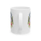 Watercolor "She Has Beautiful Things on Her Mind" Ceramic Mug, (11oz, 15oz)