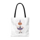 Halloween Watercolor Little Dancer Tote Bag