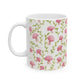 Watercolor Mushroom Ceramic Mug, 11oz