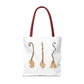 Watercolor Witches Brooms Tote Bag