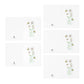 Watercolor Daisies and Bees Multi-Design Greeting Cards (5-Pack)