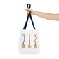 Watercolor Witches Brooms Tote Bag