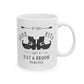 Halloween Watercolor Witch If the Shoe Fits Ceramic Mug