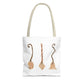 Watercolor Witches Brooms Tote Bag