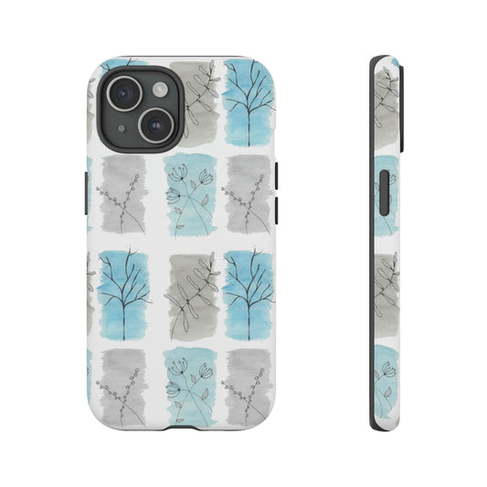 Watercolor Floral Frames Tough Cases