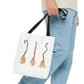 Watercolor Witches Brooms Tote Bag