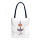 Halloween Watercolor Little Dancer Tote Bag